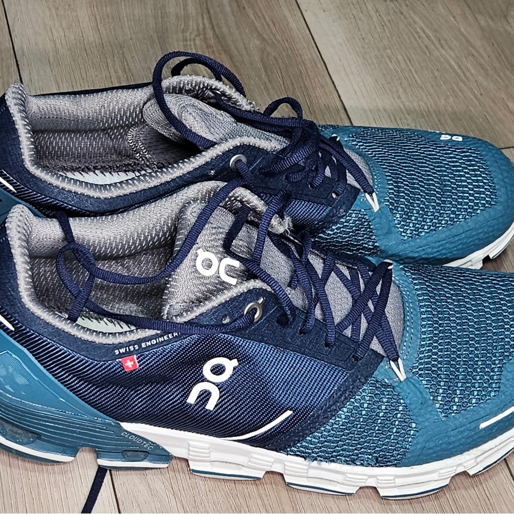 ON Running womens Blue Athletic Shoes